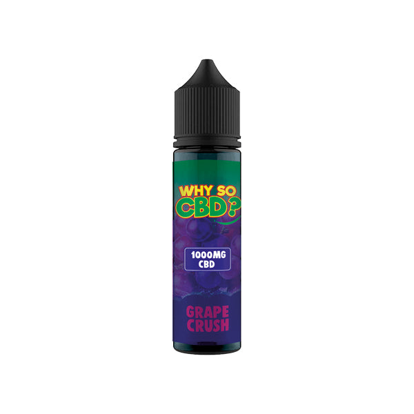 Why So CBD? 1000mg Full Spectrum CBD E-liquid - 60ml - Shop Now At The CBD Hut 