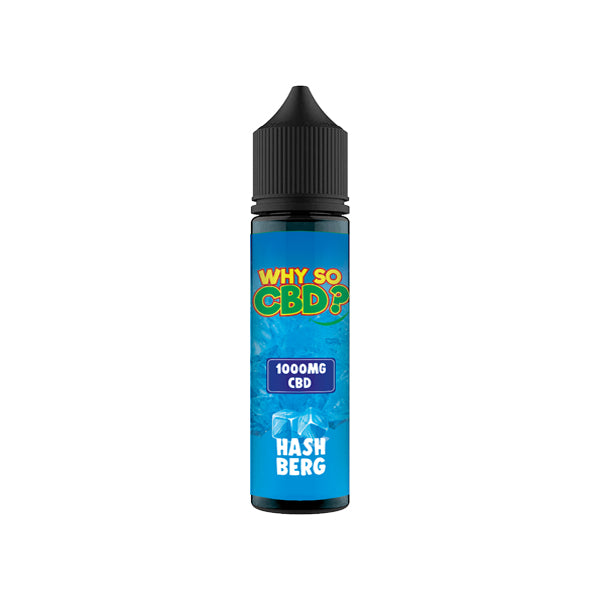 Why So CBD? 1000mg Full Spectrum CBD E-liquid - 60ml - Shop Now At The CBD Hut 