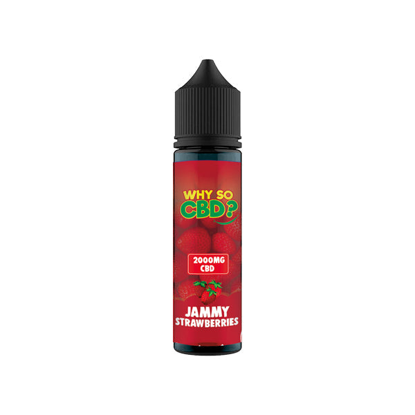 Why So CBD? 2000mg Full Spectrum CBD E-liquid - 60ml - Shop Now At The CBD Hut 