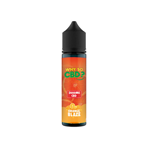 Why So CBD? 2000mg Full Spectrum CBD E-liquid - 60ml - Shop Now At The CBD Hut 