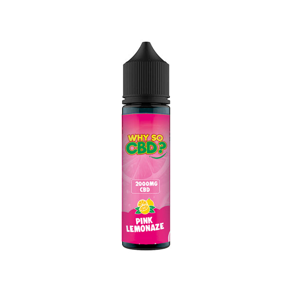 Why So CBD? 2000mg Full Spectrum CBD E-liquid - 60ml - Shop Now At The CBD Hut 