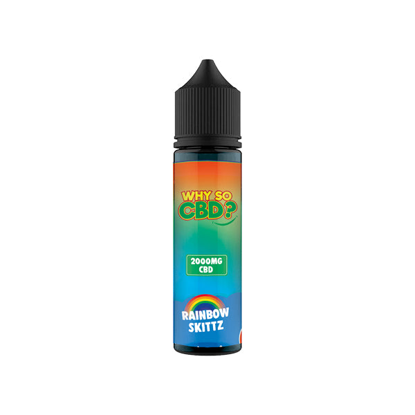 Why So CBD? 2000mg Full Spectrum CBD E-liquid - 60ml - Shop Now At The CBD Hut 