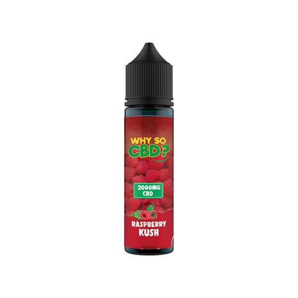 Why So CBD? 2000mg Full Spectrum CBD E-liquid - 60ml - Shop Now At The CBD Hut 