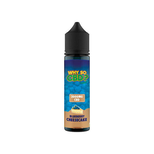 Why So CBD? 2000mg Full Spectrum CBD E-liquid - 60ml - Shop Now At The CBD Hut 