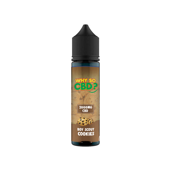 Why So CBD? 2000mg Full Spectrum CBD E-liquid - 60ml - Shop Now At The CBD Hut 