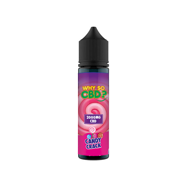 Why So CBD? 2000mg Full Spectrum CBD E-liquid - 60ml - Shop Now At The CBD Hut 