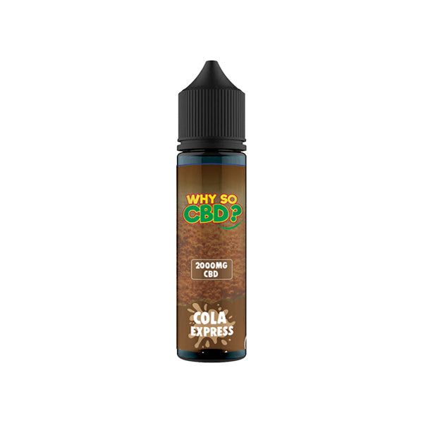 Why So CBD? 2000mg Full Spectrum CBD E-liquid - 60ml - Shop Now At The CBD Hut 