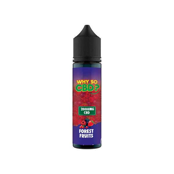 Why So CBD? 2000mg Full Spectrum CBD E-liquid - 60ml - Shop Now At The CBD Hut 