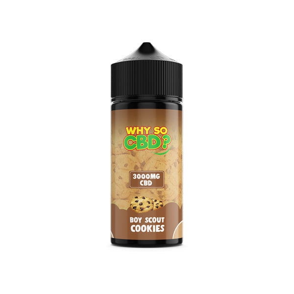 Why So CBD? 3000mg Full Spectrum CBD E-liquid 120ml - The CBD Hut