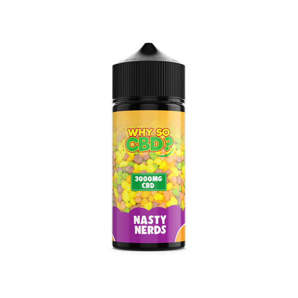 Why So CBD? 3000mg Full Spectrum CBD E-liquid 120ml - The CBD Hut