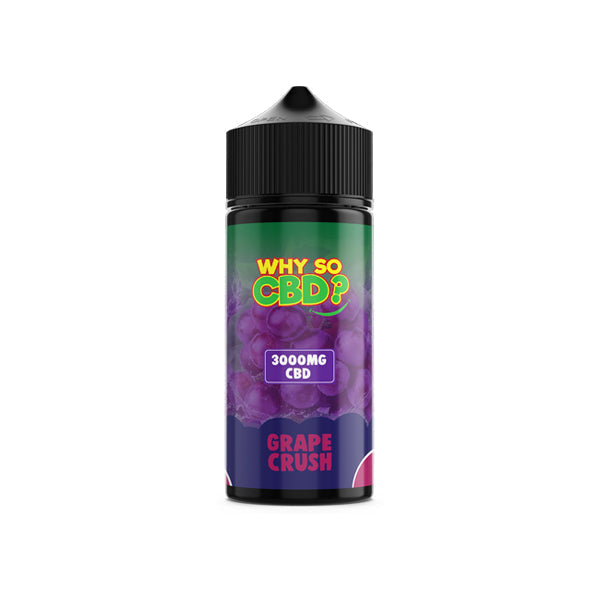 Why So CBD? 3000mg Full Spectrum CBD E-liquid 120ml - The CBD Hut