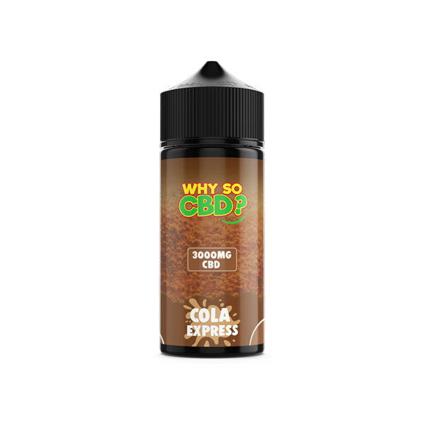 Why So CBD? 3000mg Full Spectrum CBD E-liquid 120ml - The CBD Hut