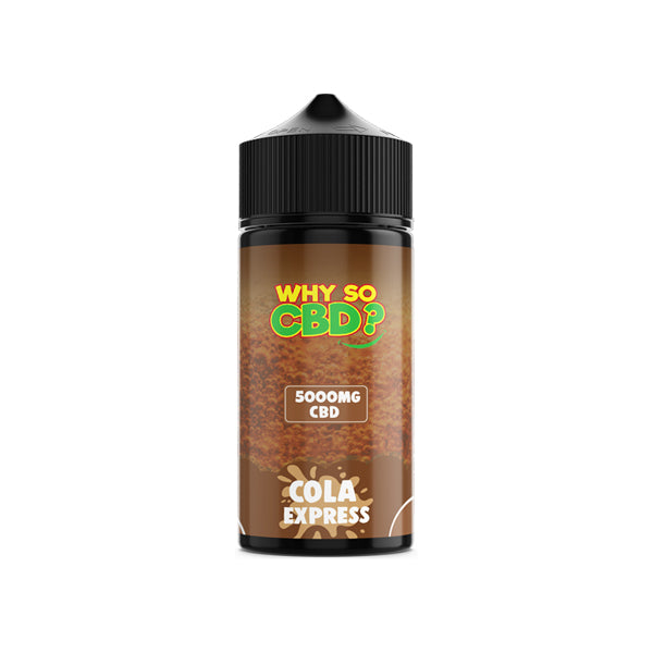 Why So CBD? 5000mg Full Spectrum CBD E-liquid 120ml - The CBD Hut