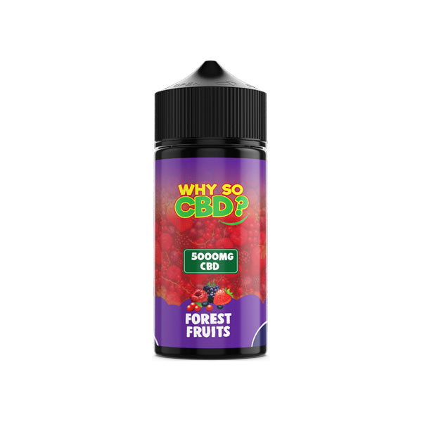 Why So CBD? 5000mg Full Spectrum CBD E-liquid 120ml - The CBD Hut