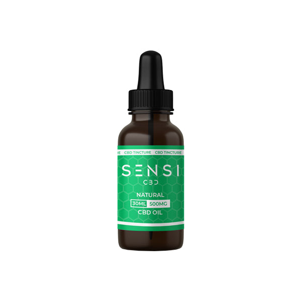 Sensi CBD 500mg CBD Broad-Spectrum Tincture Oil - 30ml (BUY 1 GET 1 FREE) - Shop Now At The CBD Hut 