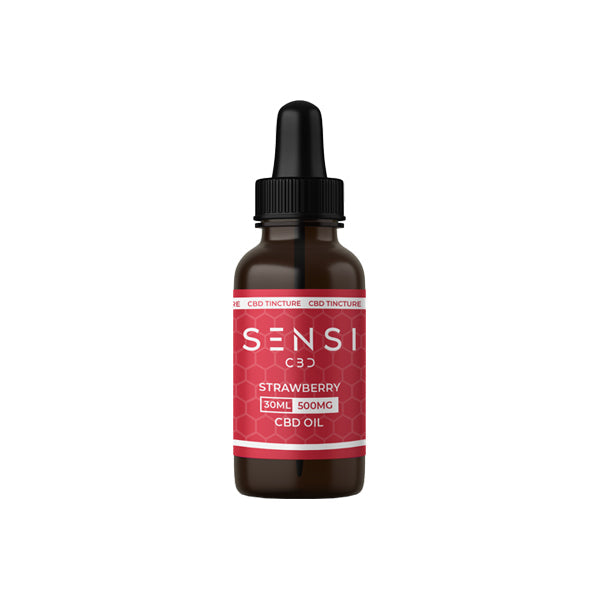 Sensi CBD 500mg CBD Broad-Spectrum Tincture Oil - 30ml (BUY 1 GET 1 FREE) - Shop Now At The CBD Hut 