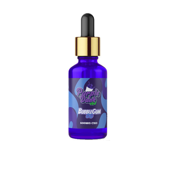 Purple Dank CBD 600 mg Huile de CBD aromatisée à spectre complet 30 ml (ACHETER-EN 1, OBTENIR 1 GRATUITE)