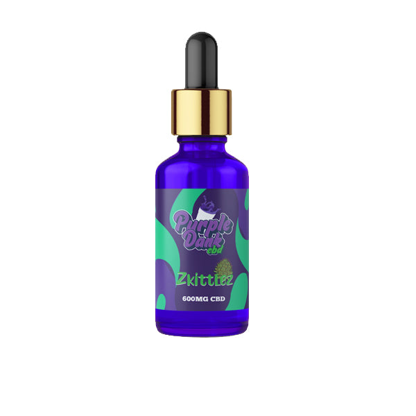 Purple Dank CBD 600 mg Huile de CBD aromatisée à spectre complet 30 ml (ACHETER-EN 1, OBTENIR 1 GRATUITE)