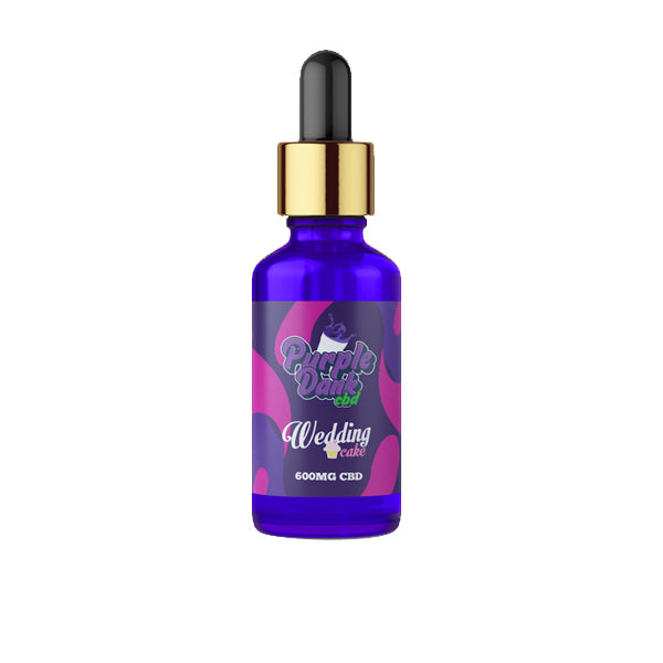 Purple Dank CBD 600 mg Huile de CBD aromatisée à spectre complet 30 ml (ACHETER-EN 1, OBTENIR 1 GRATUITE)