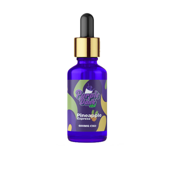 Purple Dank CBD 600 mg Huile de CBD aromatisée à spectre complet 30 ml (ACHETER-EN 1, OBTENIR 1 GRATUITE)