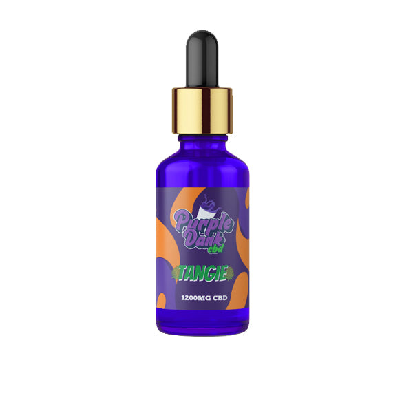 Purple Dank CBD 1200 mg Huile de CBD aromatisée à spectre complet 30 ml (ACHETER-EN 1, OBTENIR 1 GRATUITE)