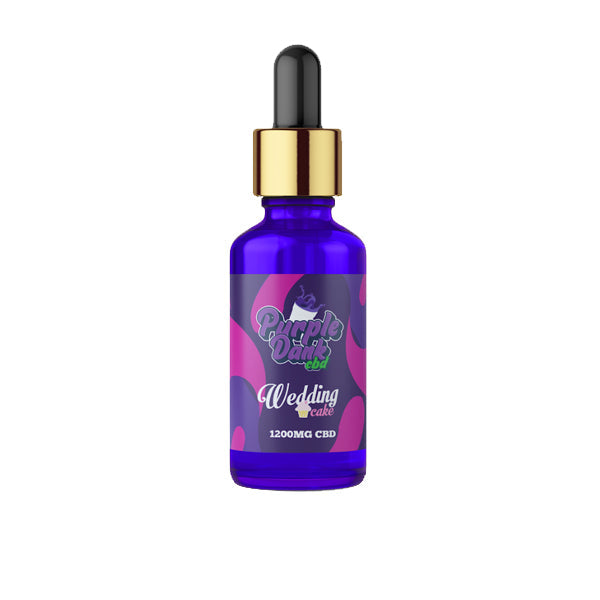 Purple Dank CBD 1200 mg Huile de CBD aromatisée à spectre complet 30 ml (ACHETER-EN 1, OBTENIR 1 GRATUITE)