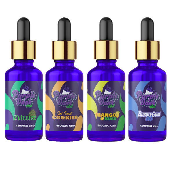 Purple Dank CBD 4800mg Flavoured Full-Spectrum CBD Oil - 30ml (BUY 1 GET 1 FREE) - Shop Now At The CBD Hut 