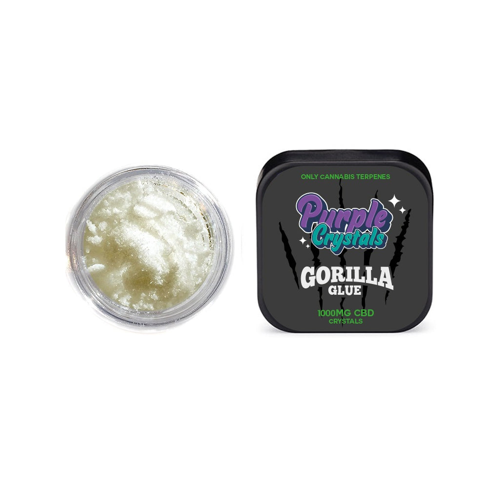 Purple Crystals de Purple Dank 1000 mg de cristaux de CBD – Gorilla Glue (ACHETER-1, OBTENEZ-EN 1 GRATUIT)