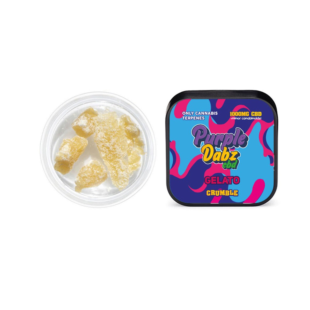 Purple Dabz de Purple Dank 1000 mg CBD Crumble - Gelato (COMPRAR 1 OBTENER 1 GRATIS)