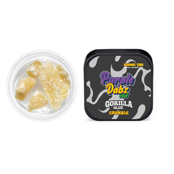 Purple Dabz de Purple Dank 1000 mg CBD Crumble - Gorilla Glue (COMPRAR 1 OBTENER 1 GRATIS)