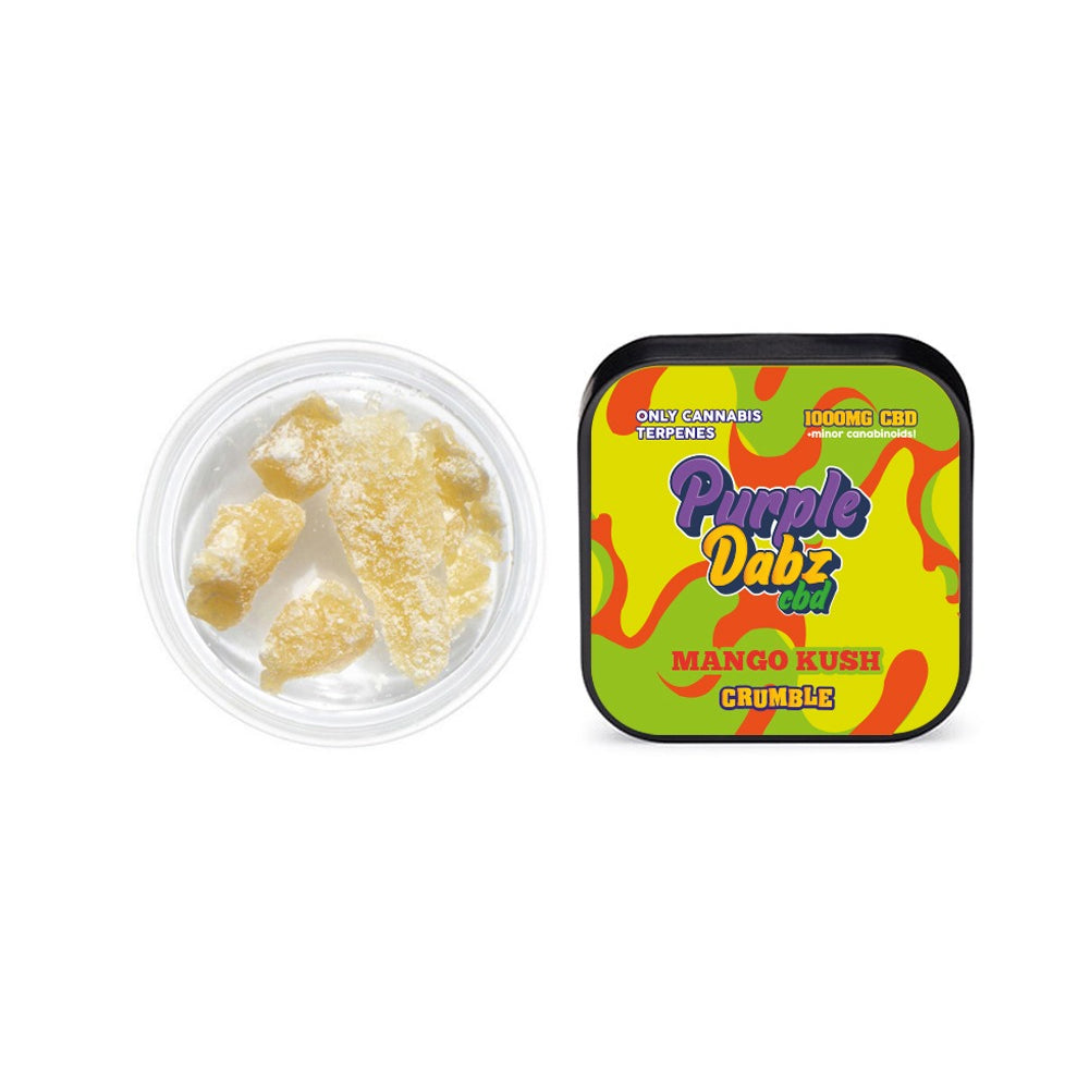 Purple Dabz de Purple Dank 1000 mg CBD Crumble - Mango Kush (COMPRAR 1 OBTENER 1 GRATIS)