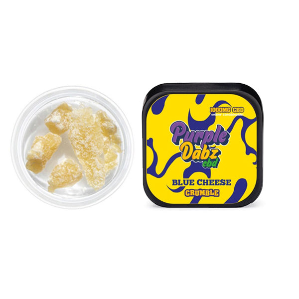 Purple Dabz par Purple Dank 1000mg CBD Crumble - Blue Cheese (ACHETER-1, OBTENIR-1 GRATUIT)