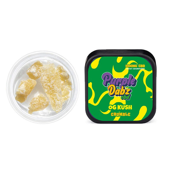 Purple Dabz de Purple Dank 1000 mg CBD Crumble - OG Kush (COMPRAR 1 OBTENER 1 GRATIS)