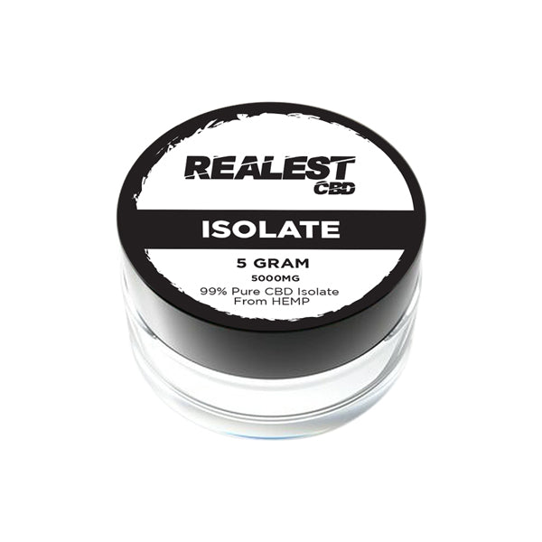 Isolat de CBD Realest CBD 5000 mg (ACHETER-1, OBTENEZ-EN 1 GRATUIT)