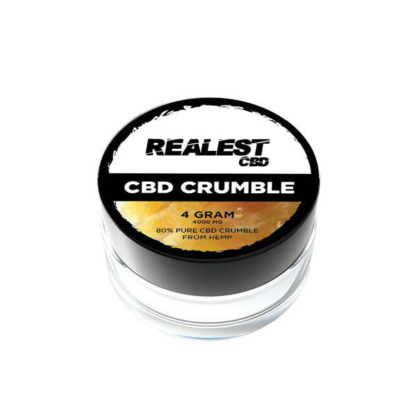 Realest CBD 4000 mg 80% CBD Crumble de amplio espectro (COMPRAR 1 OBTENER 1 GRATIS)