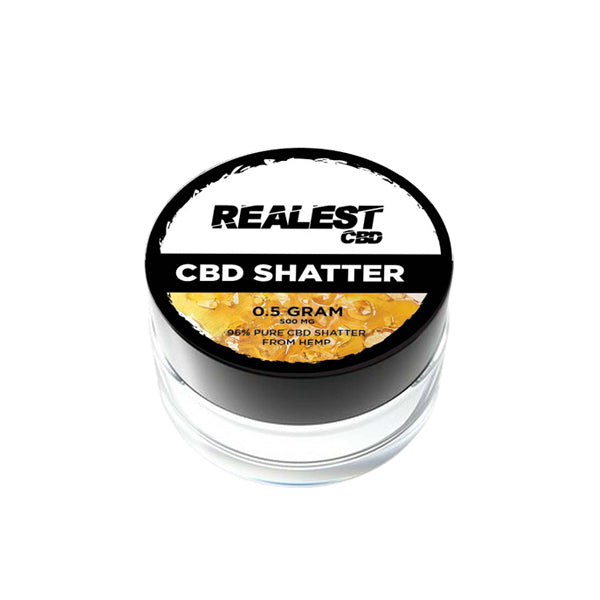 Realest CBD 500 mg CBD Shatter de amplio espectro (COMPRAR 1 OBTENER 1 GRATIS)