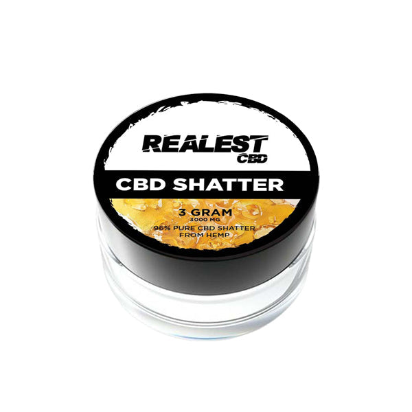 Realest CBD 3000 mg CBD Shatter de amplio espectro (COMPRAR 1 OBTENER 1 GRATIS)