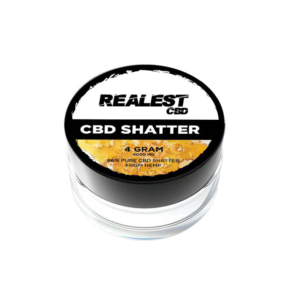 Realest CBD 4000 mg CBD Shatter de amplio espectro (COMPRAR 1 OBTENER 1 GRATIS)