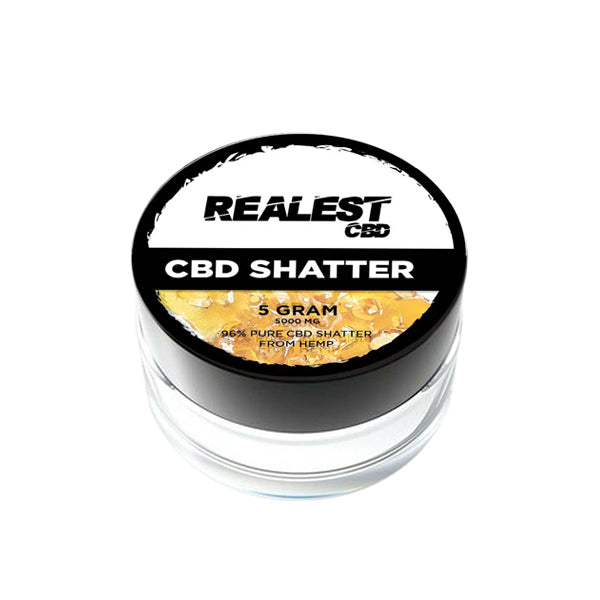 Realest CBD 5000mg CBD Shatter à large spectre (ACHETER-1, OBTENIR-1 GRATUIT)