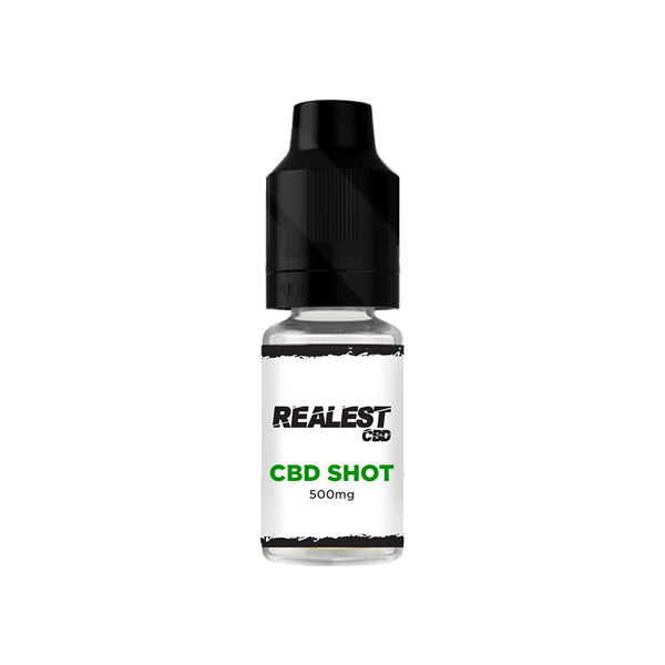 Realest CBD 500 mg CBD E-Liquid Booster Shot 10 ml (COMPRAR 1 OBTENER 1 GRATIS)