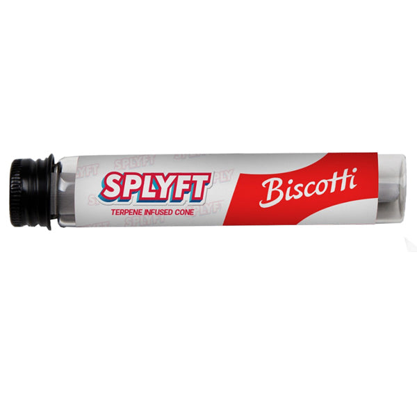 Conos rodantes con infusión de terpenos de cannabis SPLYFT - Biscotti (COMPRAR 1 OBTENER 1 GRATIS)