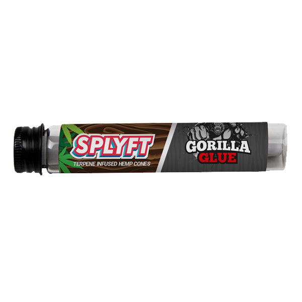 Cônes émoussés de chanvre infusés au terpène de cannabis SPLYFT – Gorilla Glue (ACHETER-EN 1, OBTENIR 1 GRATUIT)