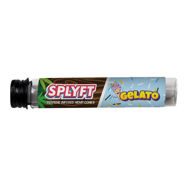 Conos romos de cáñamo con infusión de terpeno de cannabis SPLYFT - Gelato (COMPRAR 1 OBTENER 1 GRATIS)