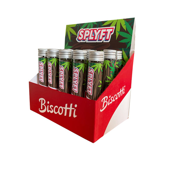 Conos romos de cáñamo con infusión de terpeno de cannabis SPLYFT - Biscotti (COMPRE 1 Y OBTENGA 1 GRATIS)