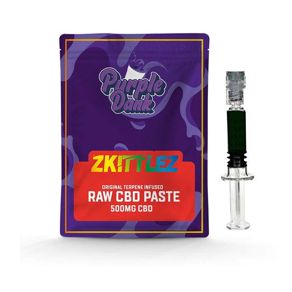 Pasta cruda de CBD Purple Dank de 1000 mg con terpenos naturales - Zkittlez (COMPRE 1 Y OBTENGA 1 GRATIS)