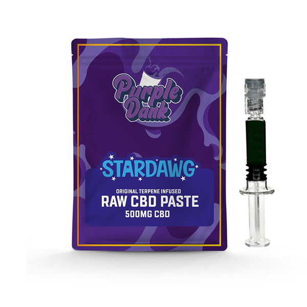 Purple Dank 1000 mg Pâte brute CBD avec terpènes naturels - Stardawg (ACHETER-EN 1, OBTENIR 1 GRATUIT)