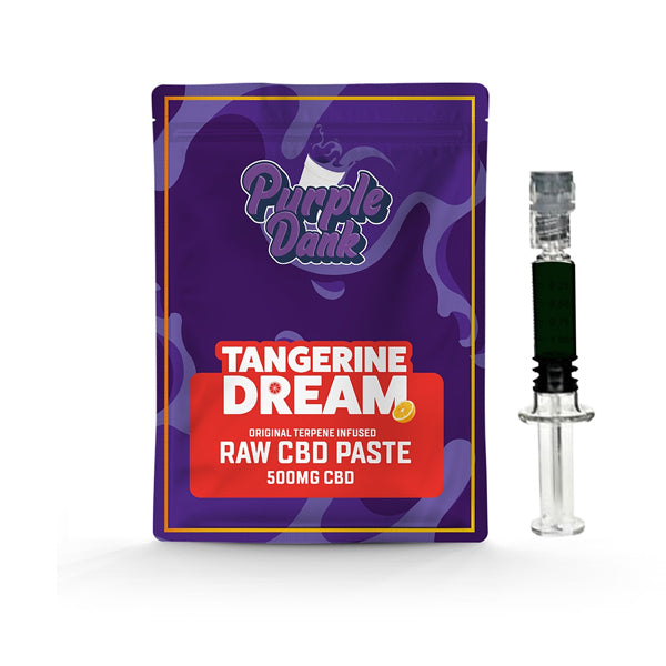 Pasta cruda de CBD Purple Dank de 1000 mg con terpenos naturales - Tangerine Dream (COMPRAR 1 Y OBTENER 1 GRATIS)