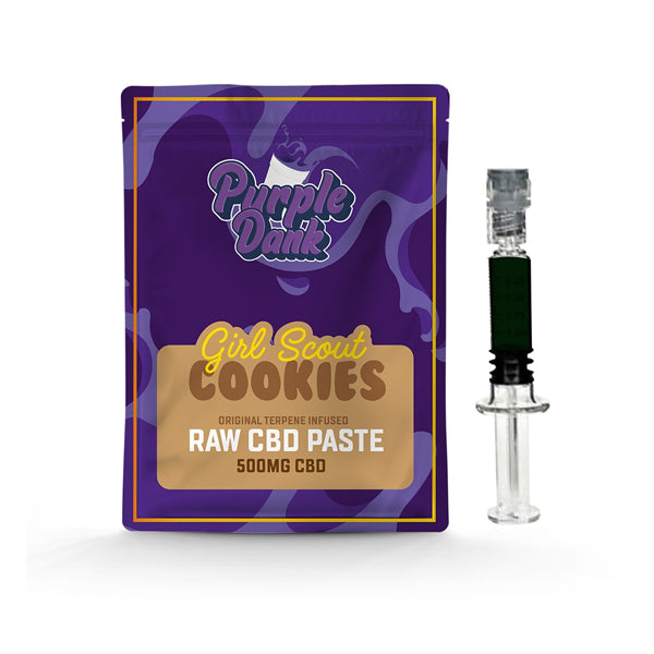 Pasta cruda de CBD de 1000 mg de Purple Dank con terpenos naturales - Galletas Girl Scout (COMPRE 1 Y OBTENGA 1 GRATIS)