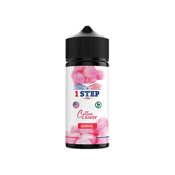 1 Step CBD 500mg CBD E-liquid - 120ml (BUY 1 GET 1 FREE)