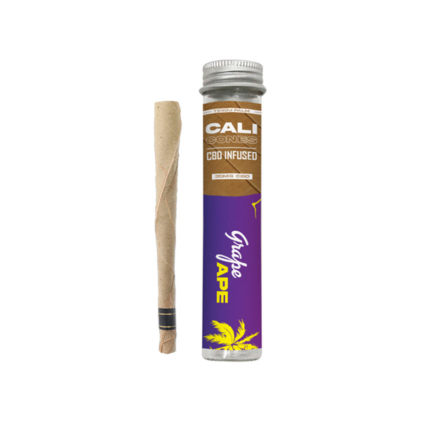 CALI CONES Tendu 30 mg Cono de palma con infusión de CBD de espectro completo - Grape Ape